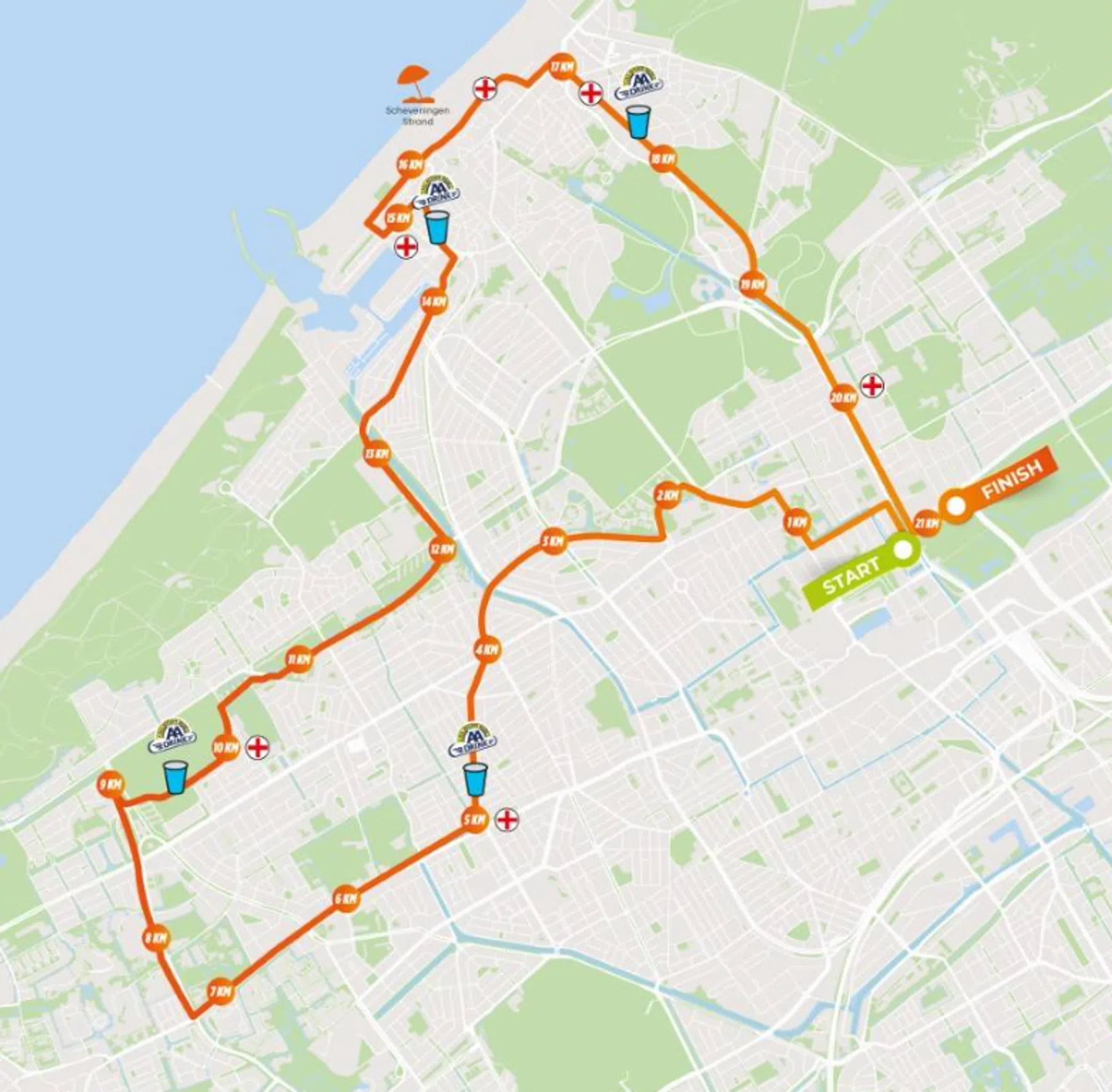 route halve marathon cpc